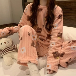 곰돌이 수면잠옷세트 FWEW0305 + 수면양말